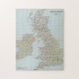Hauptlandstraßen der britischen Inseln Puzzle