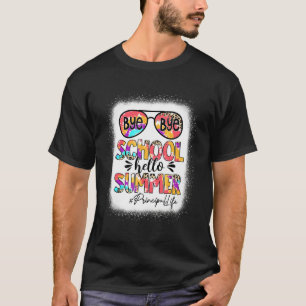 Hauptleben von der Schule Hallo Sommer letzten Tag T-Shirt