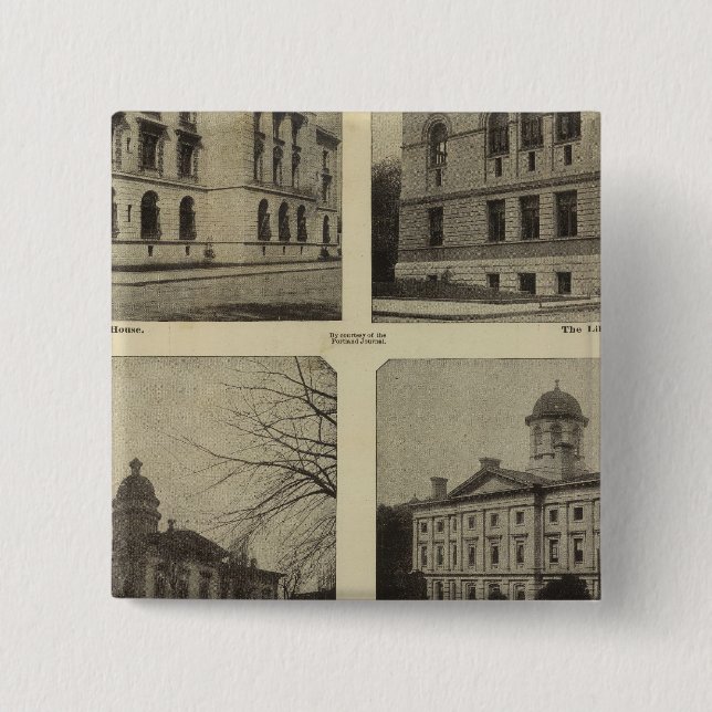 Hauptleitungen, Portland, Oregon Button (Vorderseite)