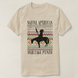 Häuptling auf dem Pferd T-Shirt