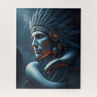 Häuptling der Native Americans Puzzle