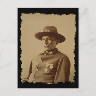 Häuptling des Chiricahua-Apache-Stammes 1898 Postk Postkarte