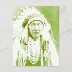 Häuptling Joseph indianischer Führer Postkarte