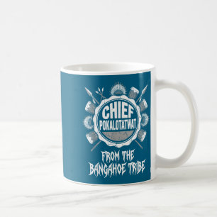 Häuptling pokalotatwat vom Stamm einheimisch nativ Kaffeetasse