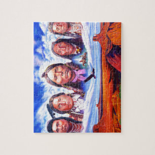 Häuptlinge von amerikanische Ureinwohner Puzzle