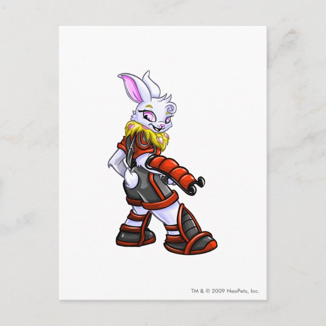 Hauptmann 2 der Weltraumbahnstation für Virtupets Postkarte (Vorderseite)