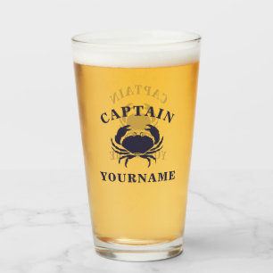 Hauptmann Ihr Name nautical Crab Tumbler Glass