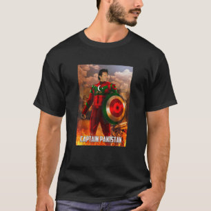 Hauptmann Pakistan Imran Khan PTI Pakistan Unterst T-Shirt