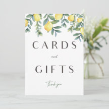 Hauptmerkmal Squeeze Lemon Brautparty Cards & Gift