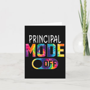 Hauptmodus des Glücks am letzten Tag der Krawatte Karte