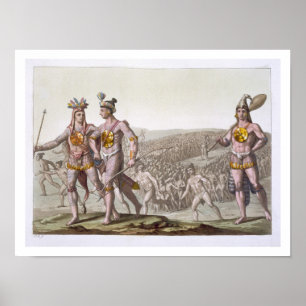 HauptOutina, Feind von Saturiba, geht unter seinem Poster