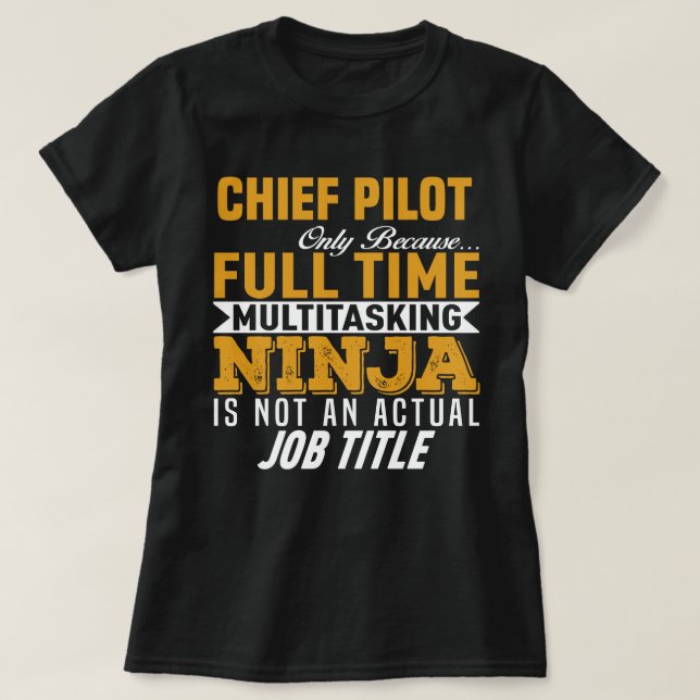 Hauptpilot T-Shirt (Design vorne)