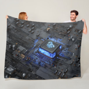 Hauptplatine Fleece Blanket