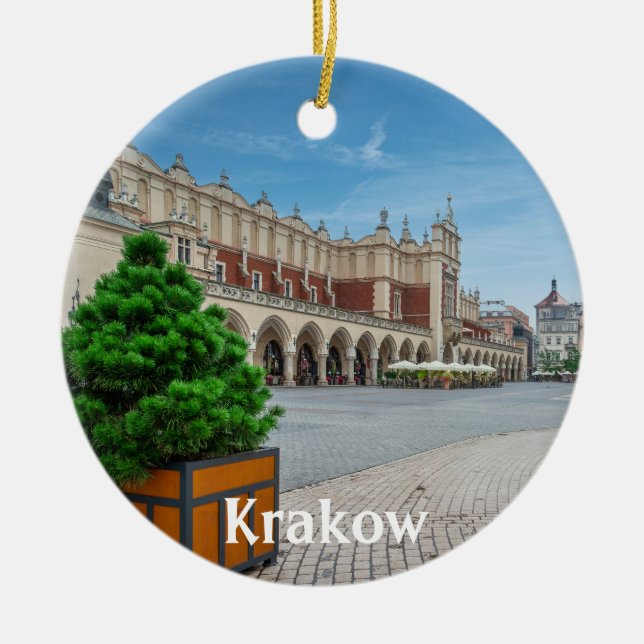 Hauptplatz der Altstadt von Krakau, Polen Keramik Ornament (Vorne)