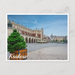 Hauptplatz der Altstadt von Krakau, Polen Postkarte