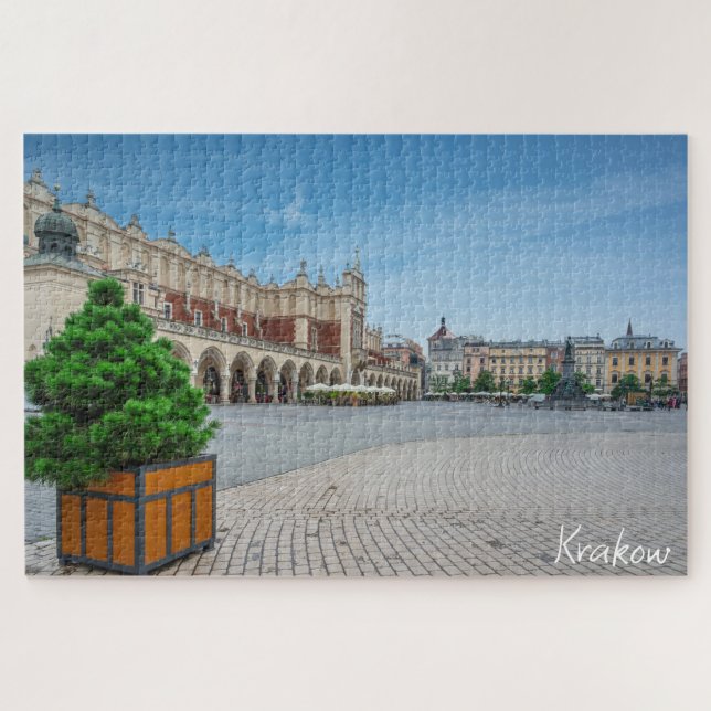 Hauptplatz der Altstadt von Krakau, Polen Puzzle (Horizontal)