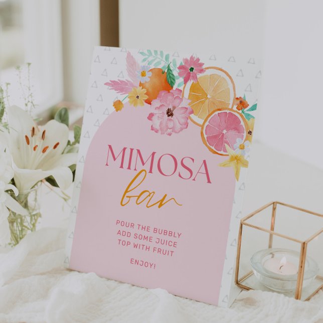 Hauptpresse Brautparty Mimosa Bar Sockelschild (Von Creator hochgeladen)