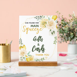 Hauptpresse Elegantes Brautparty Geschenkkarten Acrylschild