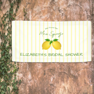 Hauptpresse Lemon Brautparty Banner