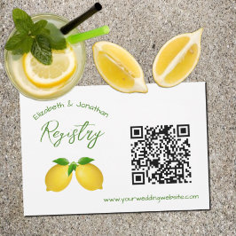 Hauptpresse Lemon Brautparty Begleitkarte