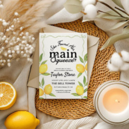 Hauptpresse | Lemon Brautparty Einladung