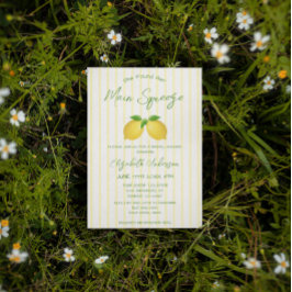 Hauptpresse Lemon Brautparty Einladung