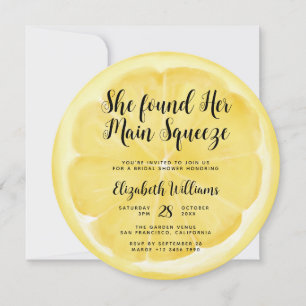 Hauptpresse Lemon Brautparty Einladung