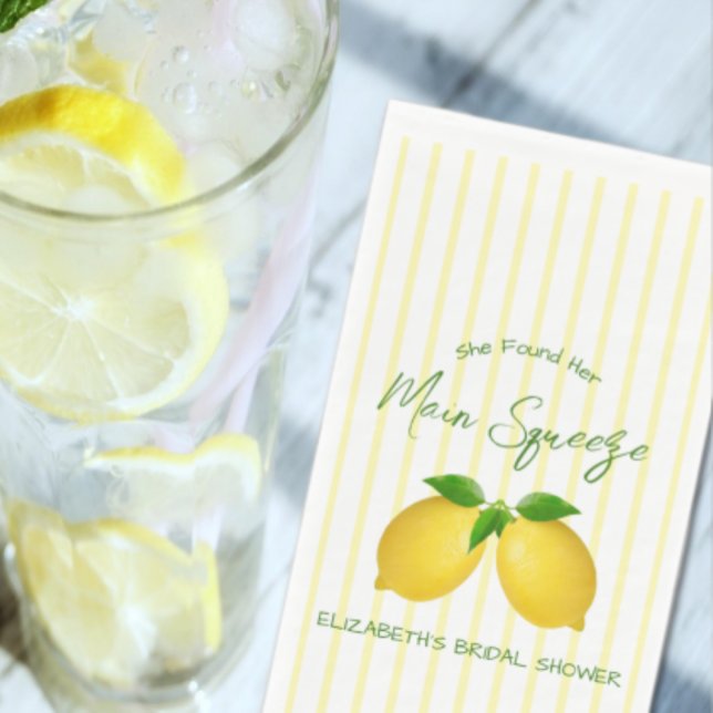 Hauptpresse Lemon Brautparty Serviette (Von Creator hochgeladen)