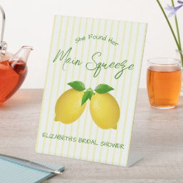 Hauptpresse Lemon Brautparty Sockelschild