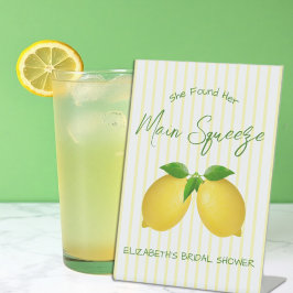 Hauptpresse Lemon Brautparty Sockelschild
