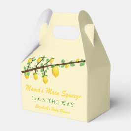 Hauptpresse Lemon Gender Neutral Baby Dusche Geschenkschachtel