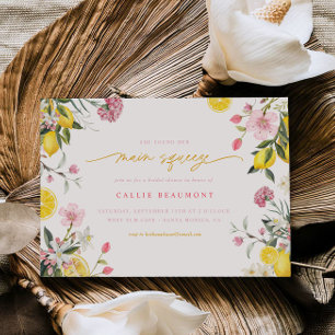 Hauptpresse Lemon Party Bridal Dusche Einladung