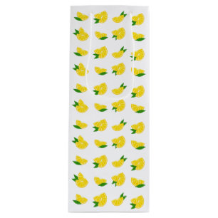 Hauptpresse Lemon Print Wine Geschenktasche Geschenktüte Für Weinflaschen