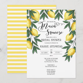 Hauptpresse Lemons Tropisches Brautparty Einladung