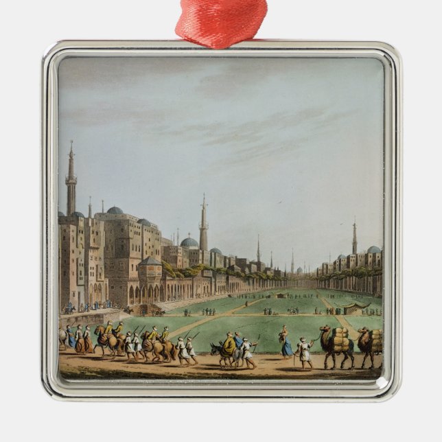 Hauptquadrat in großartigem Kairo, mit Murad Beys Silbernes Ornament (Vorne)