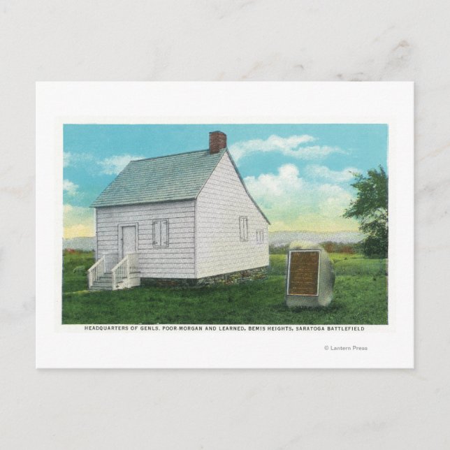Hauptquartier des Generals Poor-Morgan & Learned Postkarte (Vorderseite)
