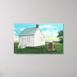 Hauptquartier von GEN Arm-Morgan u. gelernt Leinwanddruck