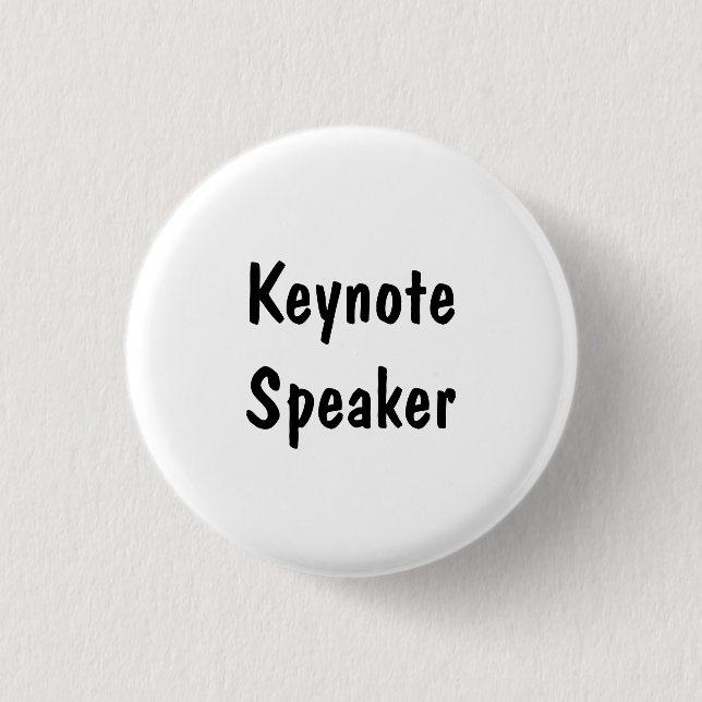 Hauptredner Button (Vorderseite)