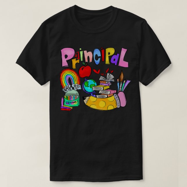 Hauptredner Funny School Principal G T-Shirt (Design vorne)