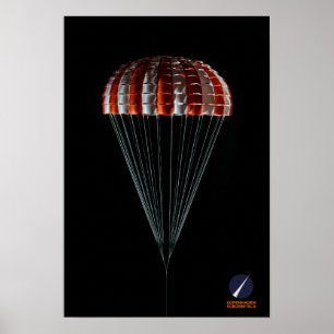 HauptRingsail Fallschirm Kopenhagens Suborbitals Poster