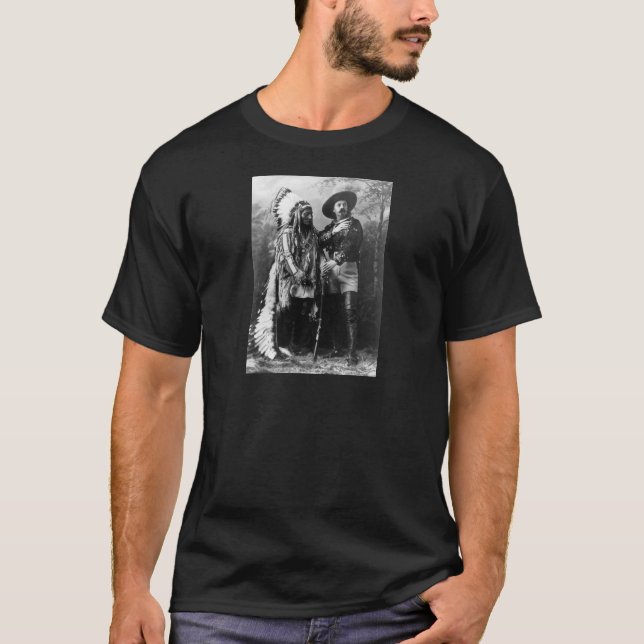 Hauptsitting Bull und Buffalo Bill 1895 T-Shirt (Vorderseite)