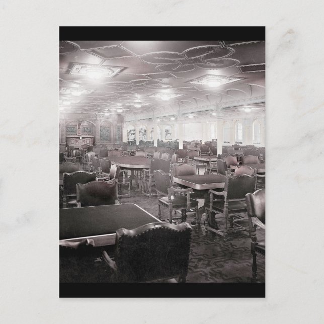 Hauptspeisesaal Titanic Postkarte (Vorderseite)