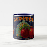Hauptstadt Apple Label Sacramento
