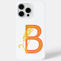 Hauptstadt B florale Monogramm