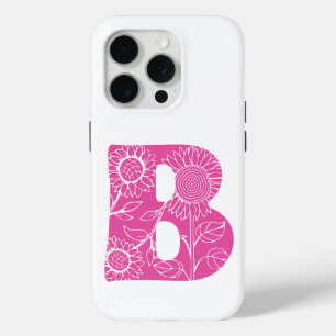 Hauptstadt B florale Monogramm Case-Mate iPhone Hülle