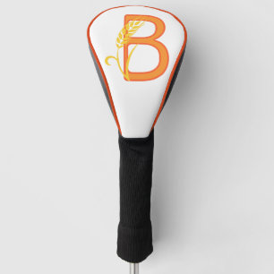 Hauptstadt B florale Monogramm Golf Headcover