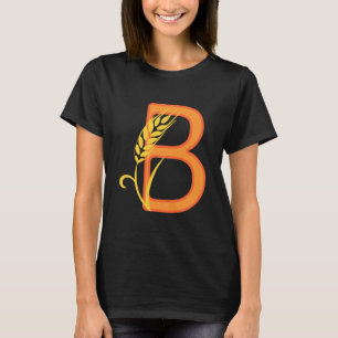 Hauptstadt B florale Monogramm T-Shirt