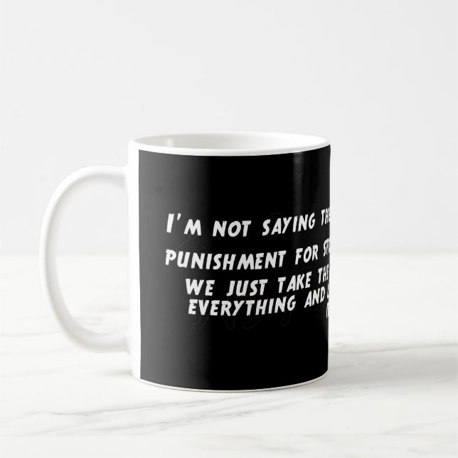 Hauptstadt Bestrafung Dummheit Kaffeetasse (Links)