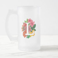 Hauptstadt Brief L floral monogramm