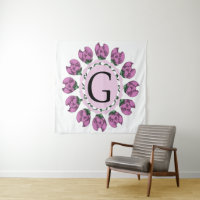 Hauptstadt Buchstabe G florale Monogramm